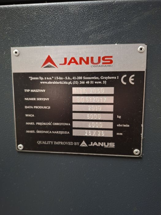 Tokarka numeryczna CNC Janus HTC2050