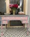 Secretaria de madeira vintage