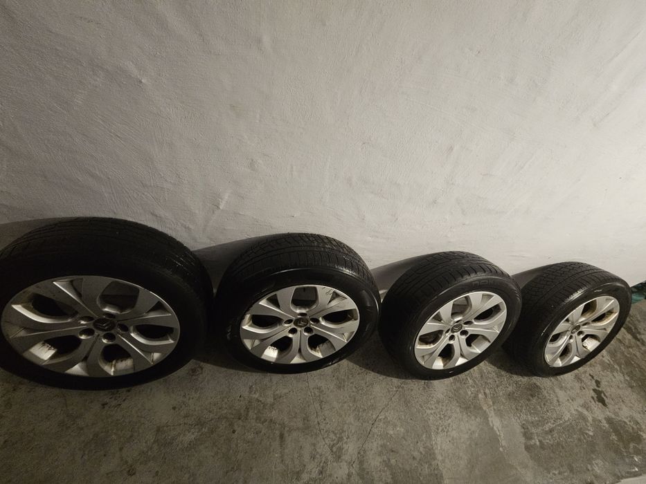 Koła felgi aluminiowe citroen c5 17 cali, 5x108, opony zimowe