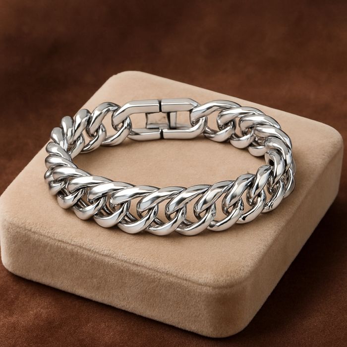 Pulseira aço inoxidável