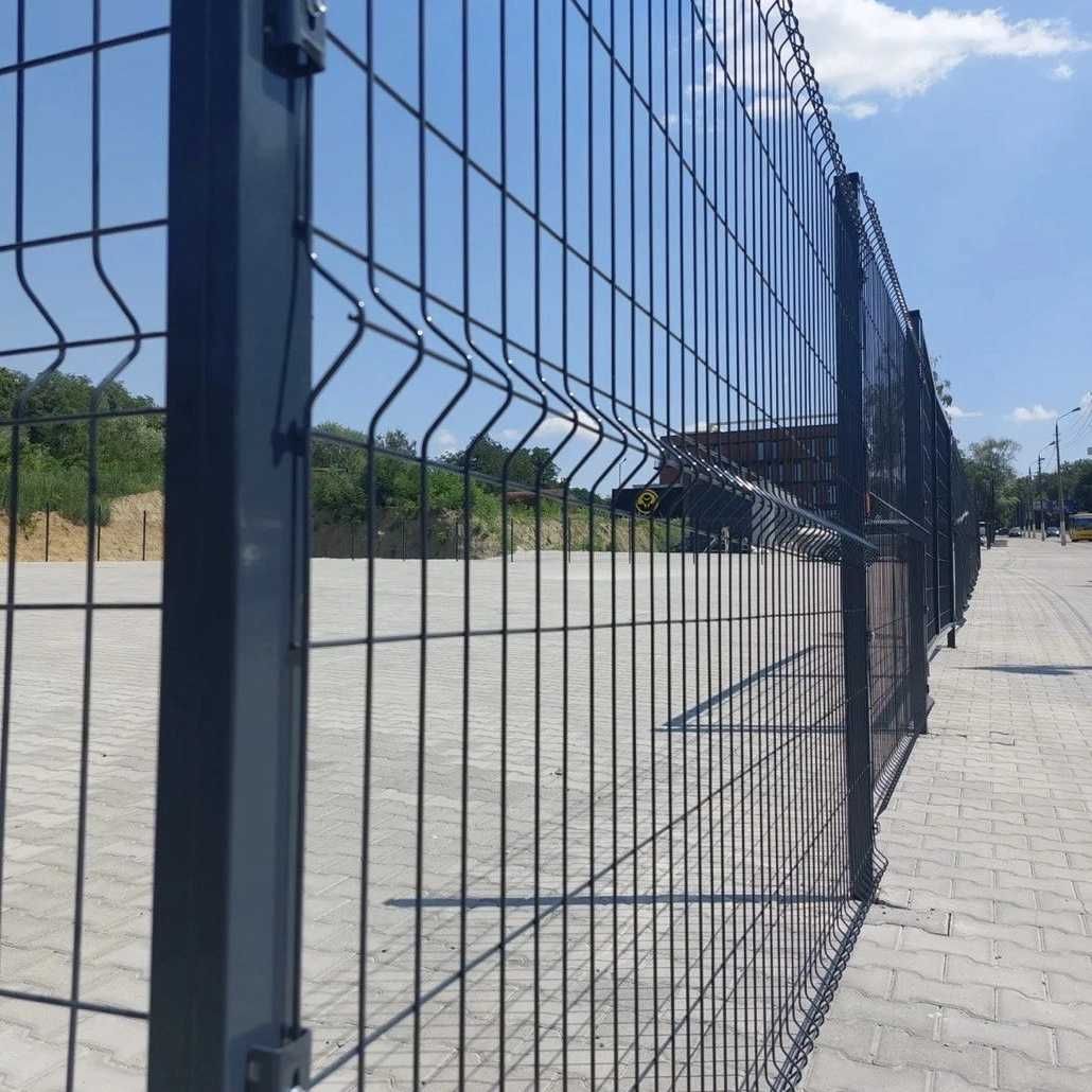 Секційна огорожа. Сітка секційна 3D. Секційний паркан. Доставка.