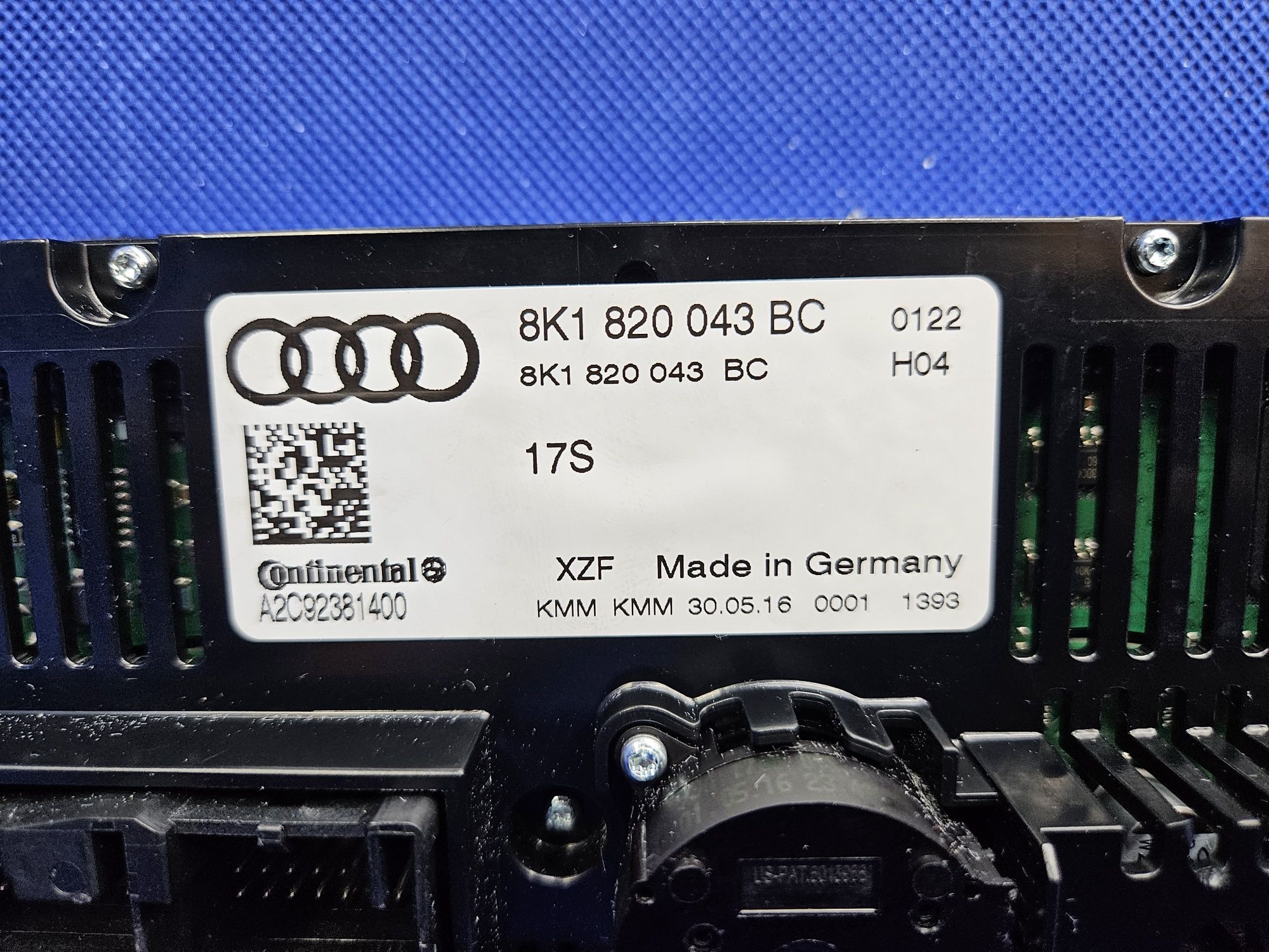 PANEL sterowania klimatyzacji AUDI A4 B8 / A5 F5 klimy oryginał
