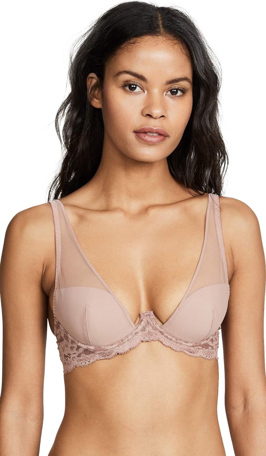 Бюстгальтер FLEUR DU MAL

Sheer Overlay Demi Bra