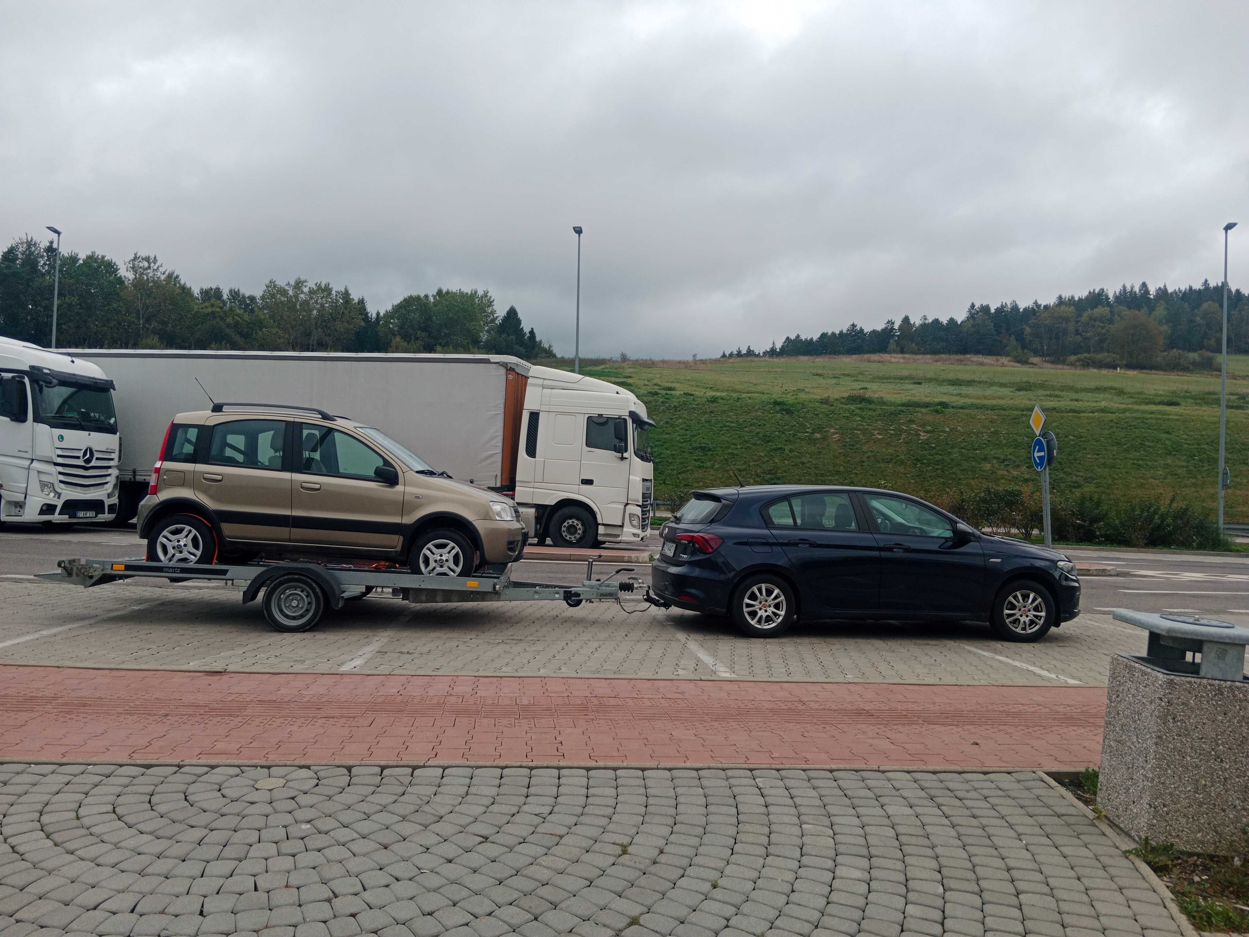 MEGA tani transport quad ATV laweta FIAT 126p holowanie