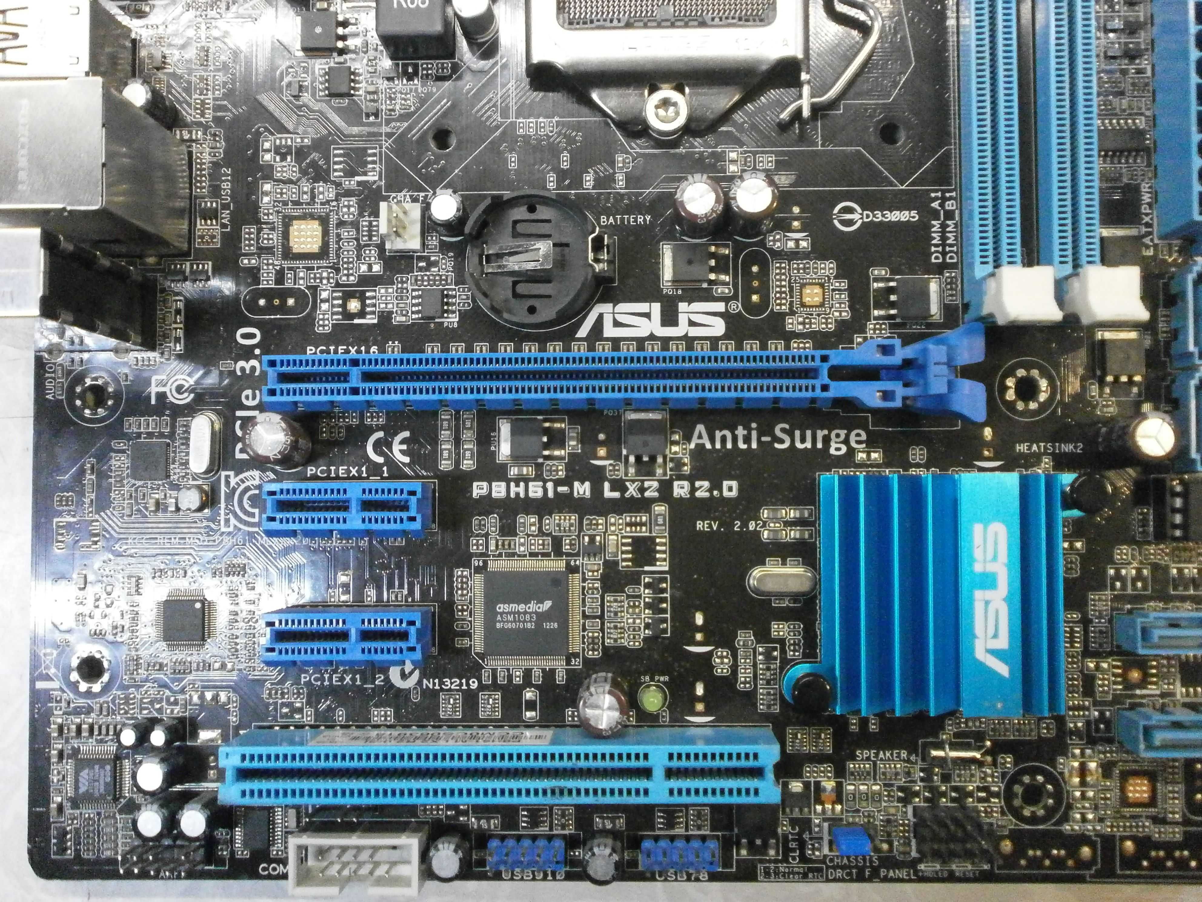 1155 Материнська плата Asus P8H61-M LX R2.0