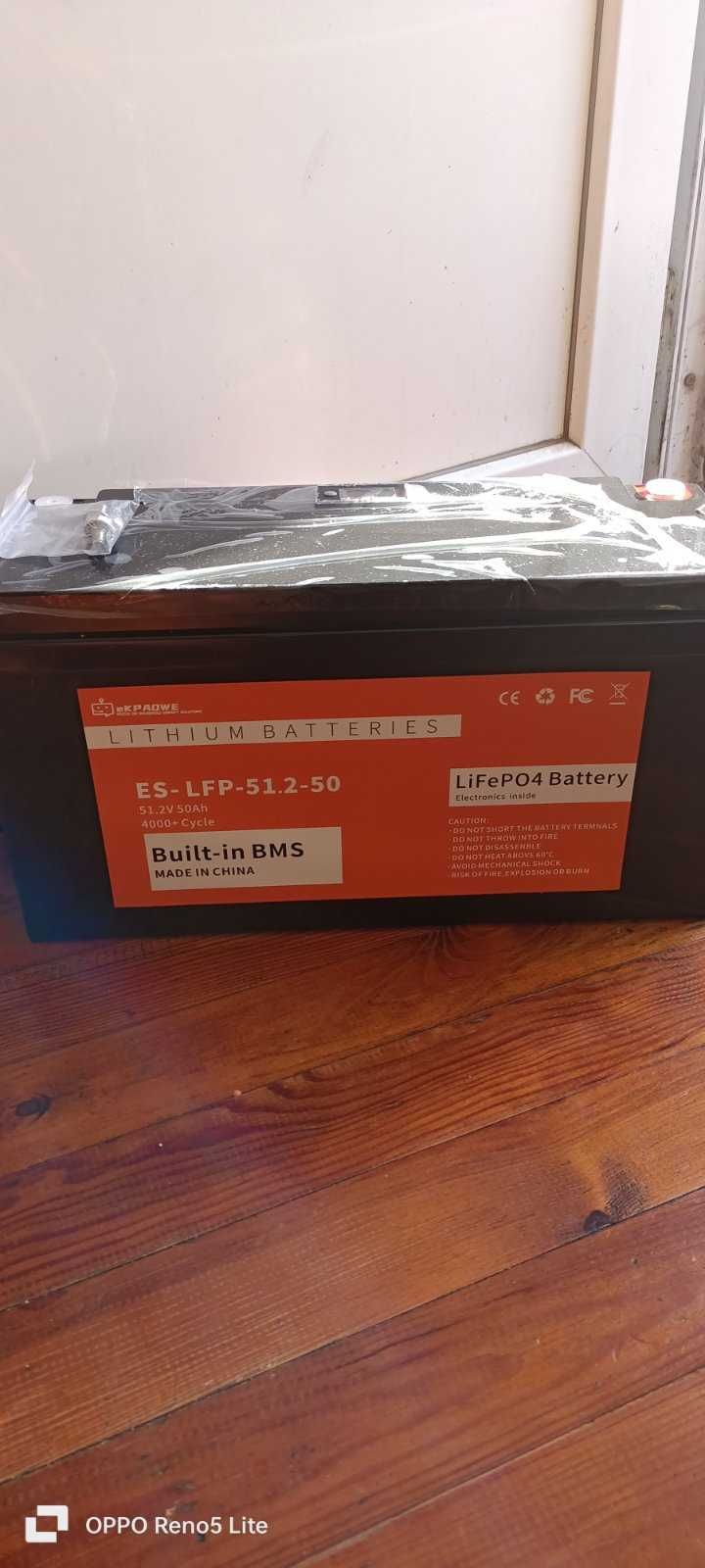 Аккумулятор LiFePO4 48V 50 Ah (2400 Вт)
