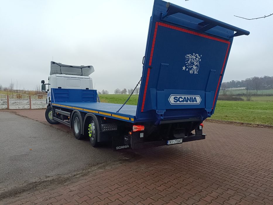 Scania p 320 pomoc drogowa laweta 3 osie 2009rok