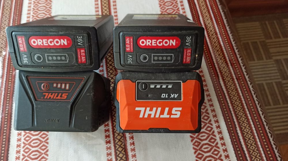 Оригінальні акумулятори 36 В-42 В OREGON 6А, STIHL 2A,