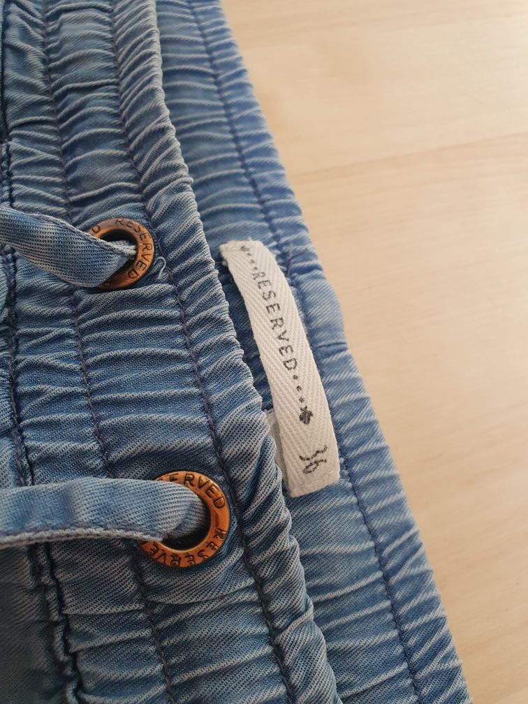 Spodnie damskie typu baggy Reserved 36 100% lyocell