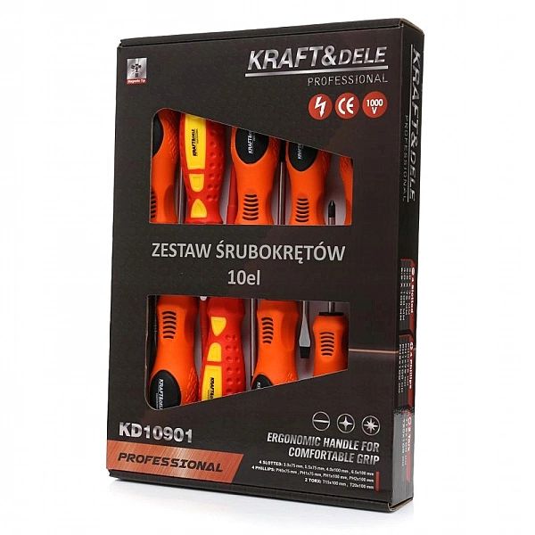 Zestaw Śrubokrętów, Wkrętaków, Wkrętak, Śrubokręt Izolowane Do 1000V 1