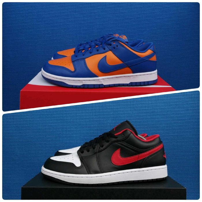 Кросівки Nike Dunk Low Retro // Nike Air Jordan 1 Low (43,44) Оригінал