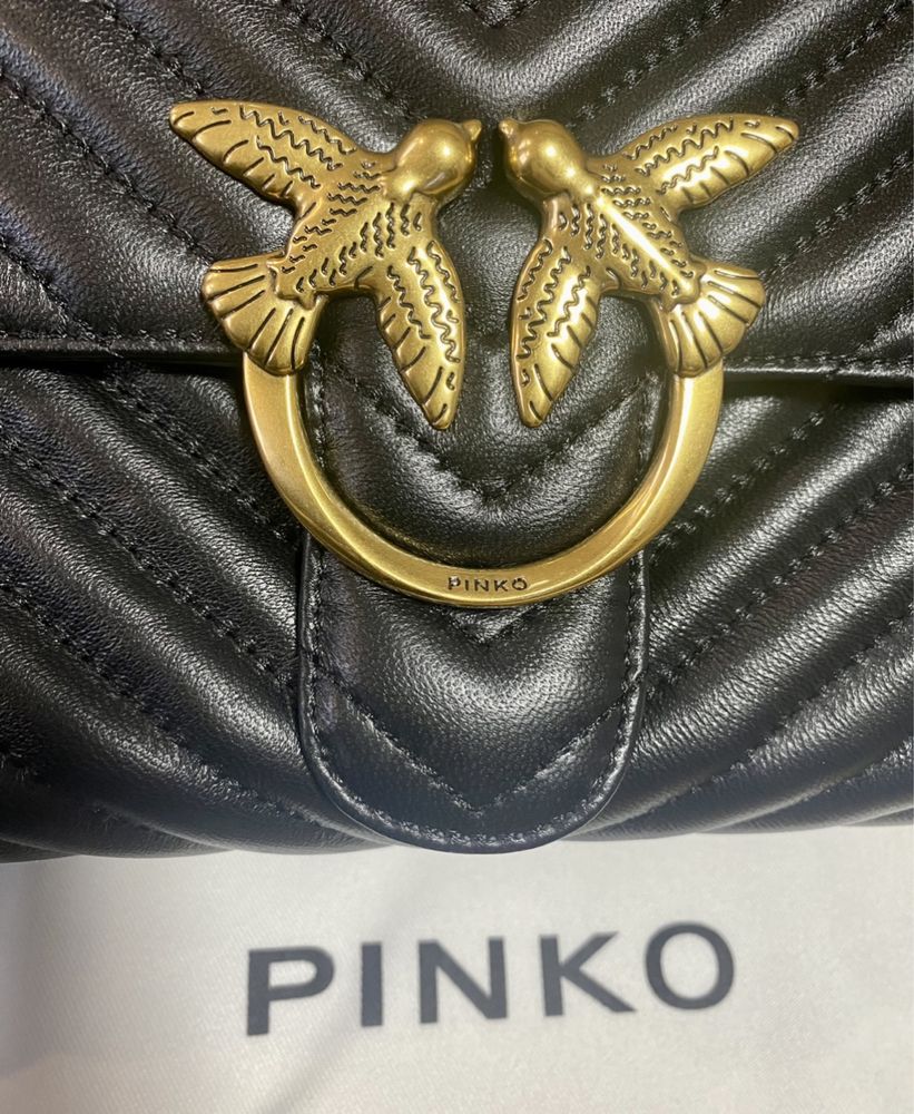 Pinko 1:1 натуральна шкіра сумка клатч