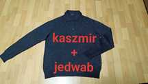 Męski sweter BARISAL r.XL kaszmir+jedwab stan bardzo dobry