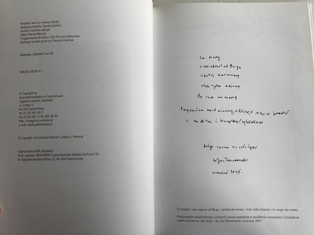 X. Jan Twardowski „Wierzę jak dziecko”