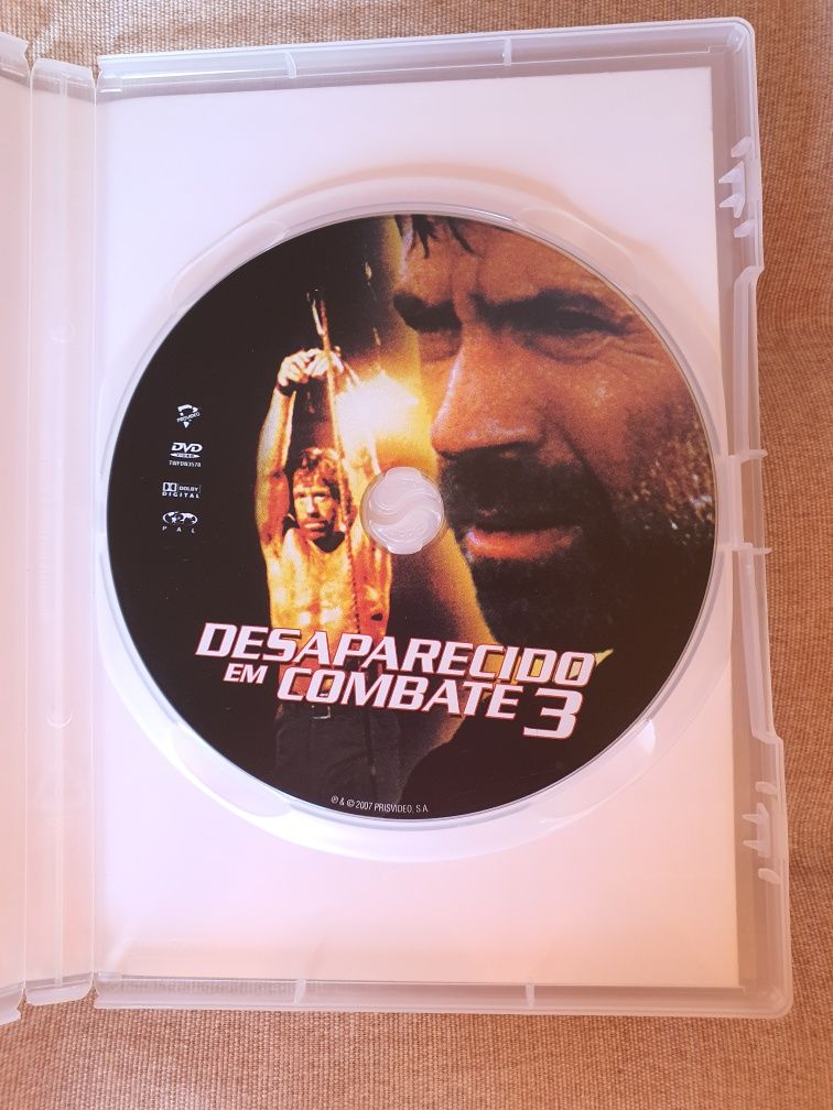 DVD Filme Desaparecido em Combate 3 com Chuck Norris Legendas em Pt