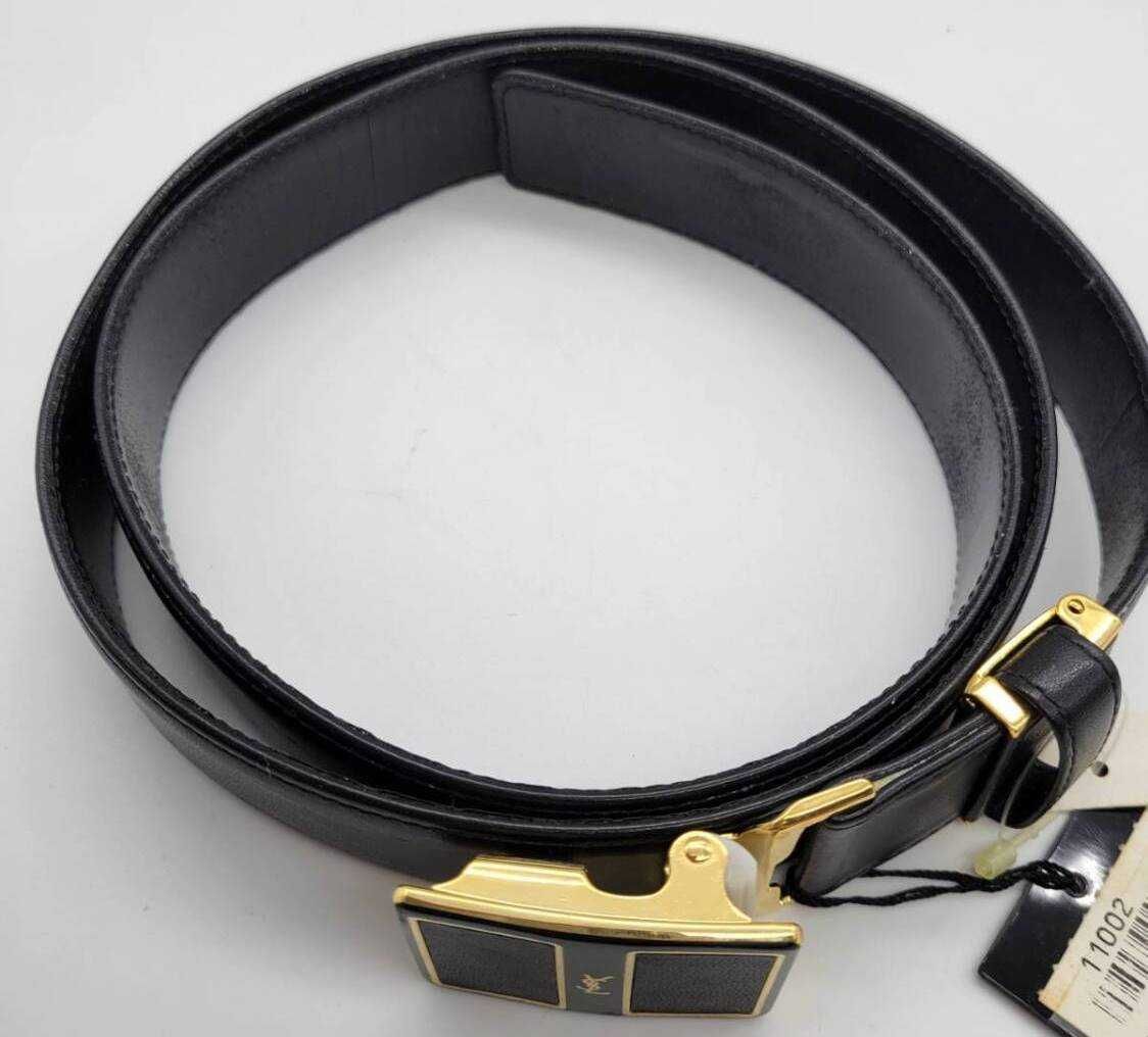 Yves Saint Laurent pasek vintage nowy z pudełkiem uniseks