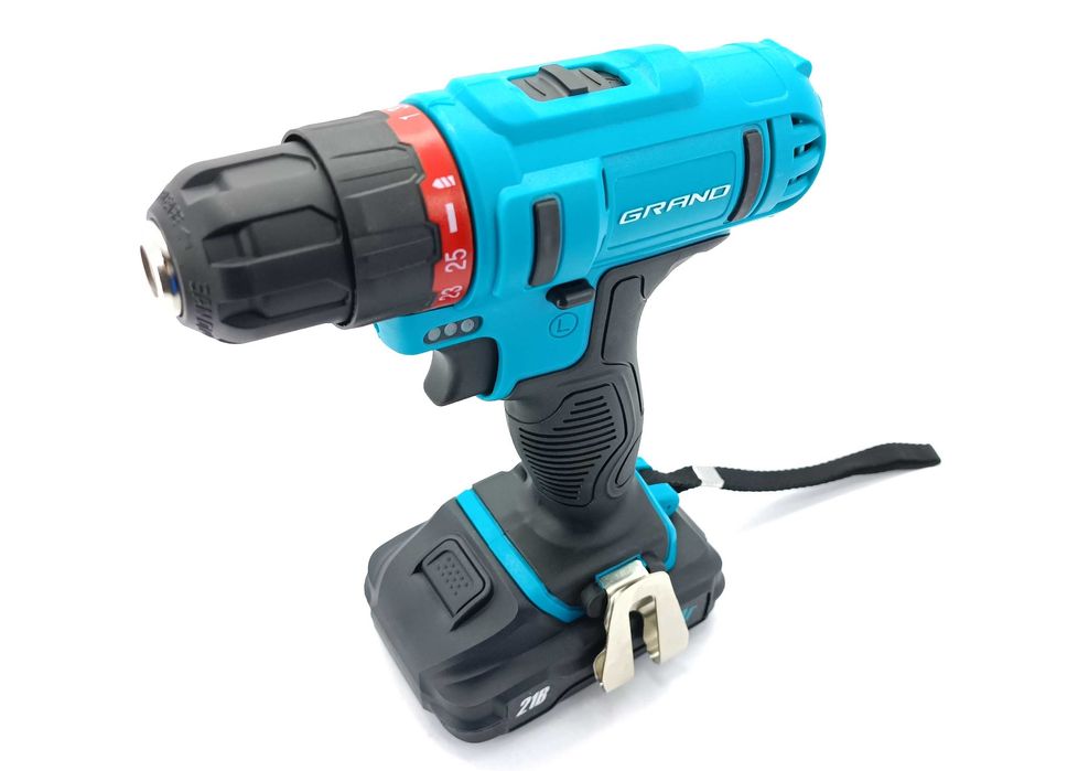 Акумуляторний шурупокрут, дриль-шуруповерт Grand ДА-21Li  (21В, 2 АКБ)