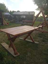 Stół  ogrodowy drewniany