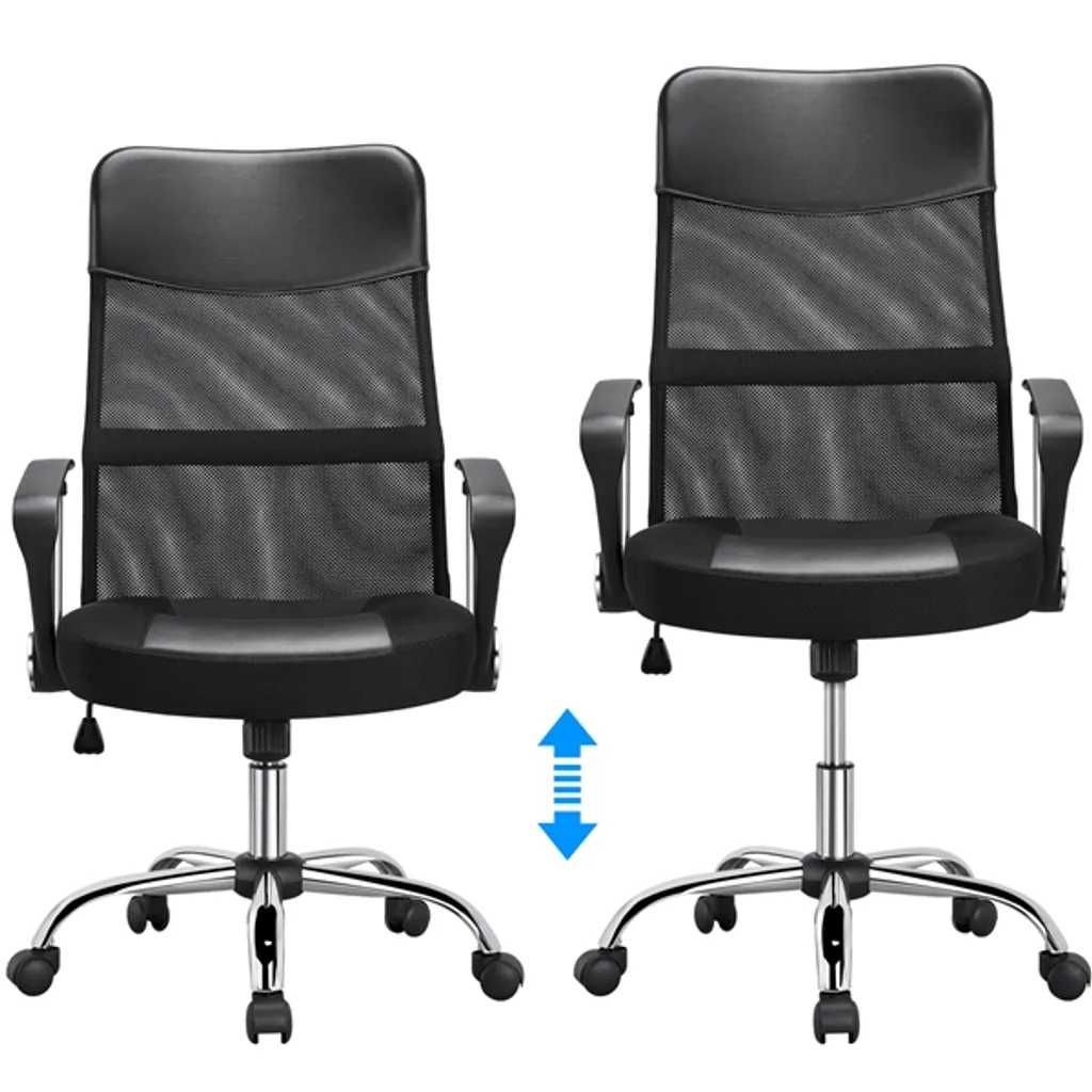 Nowe krzesło biurowe z funkcją bujaka, krzesło biurowe obrotowe