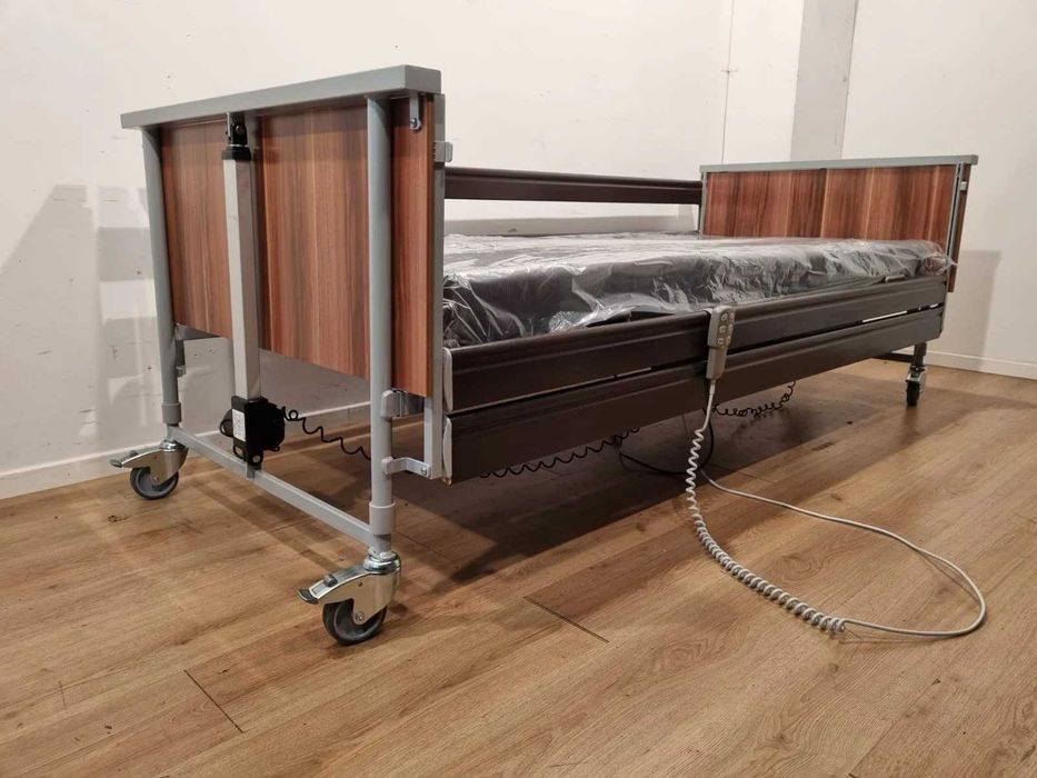 Łóżko rehabilitacyjne 4-funkcje medyczne szpitalne elektryczne dostawa