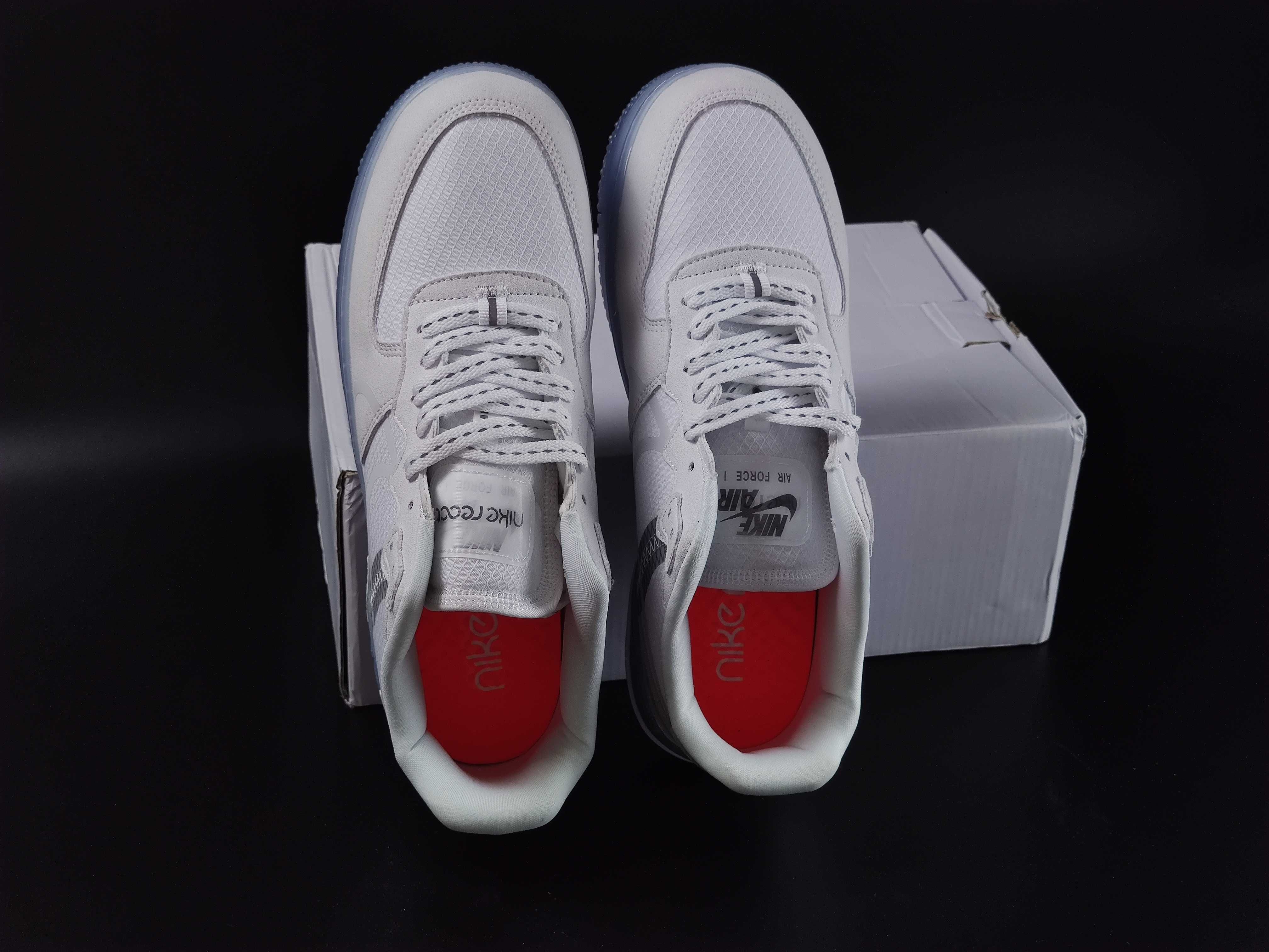 Nike Air Force 1 React White Light Bone CQ8879-100 (43)