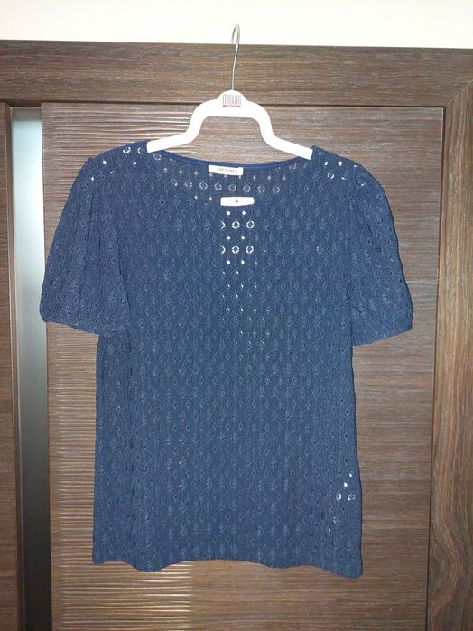 Granatowa ażurowa bluzka Orsay rozmiar M nowa z metką