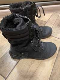 Зимние ботинки , сапоги Ecco зимове взуття для дівчинки  Ecco