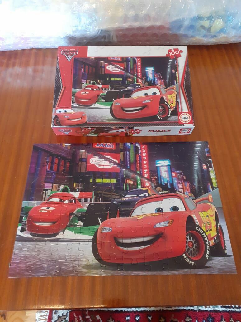 Puzzles de coleção. Bakugan, Cars, Asterix