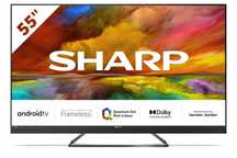 Sharp 55EQ6EA 55" QLED 4K Android TV Dolby Vision Atmos DTS-X DVB-T2