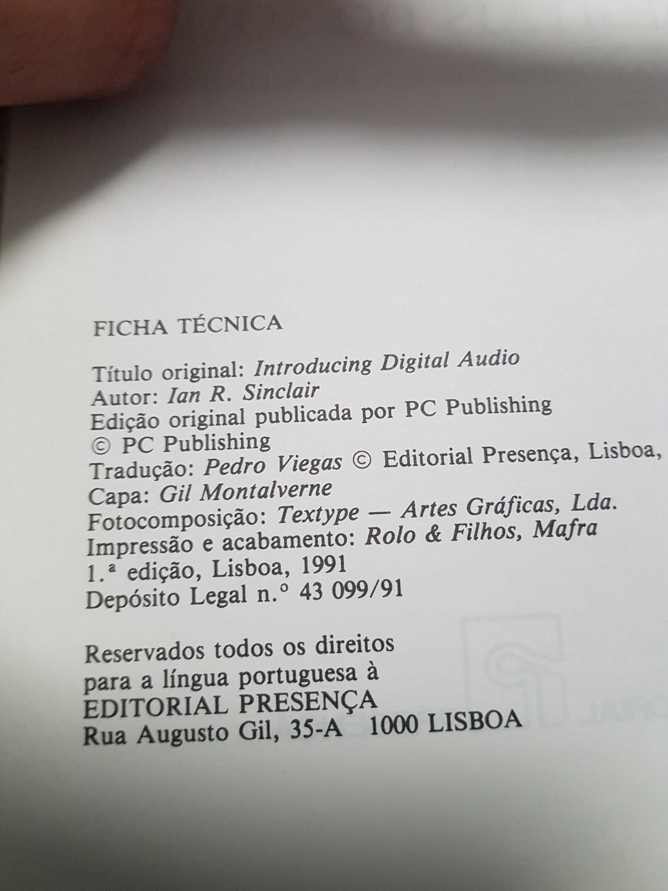 Livro As técnicas digitais do som o disco compacto e a fita digital