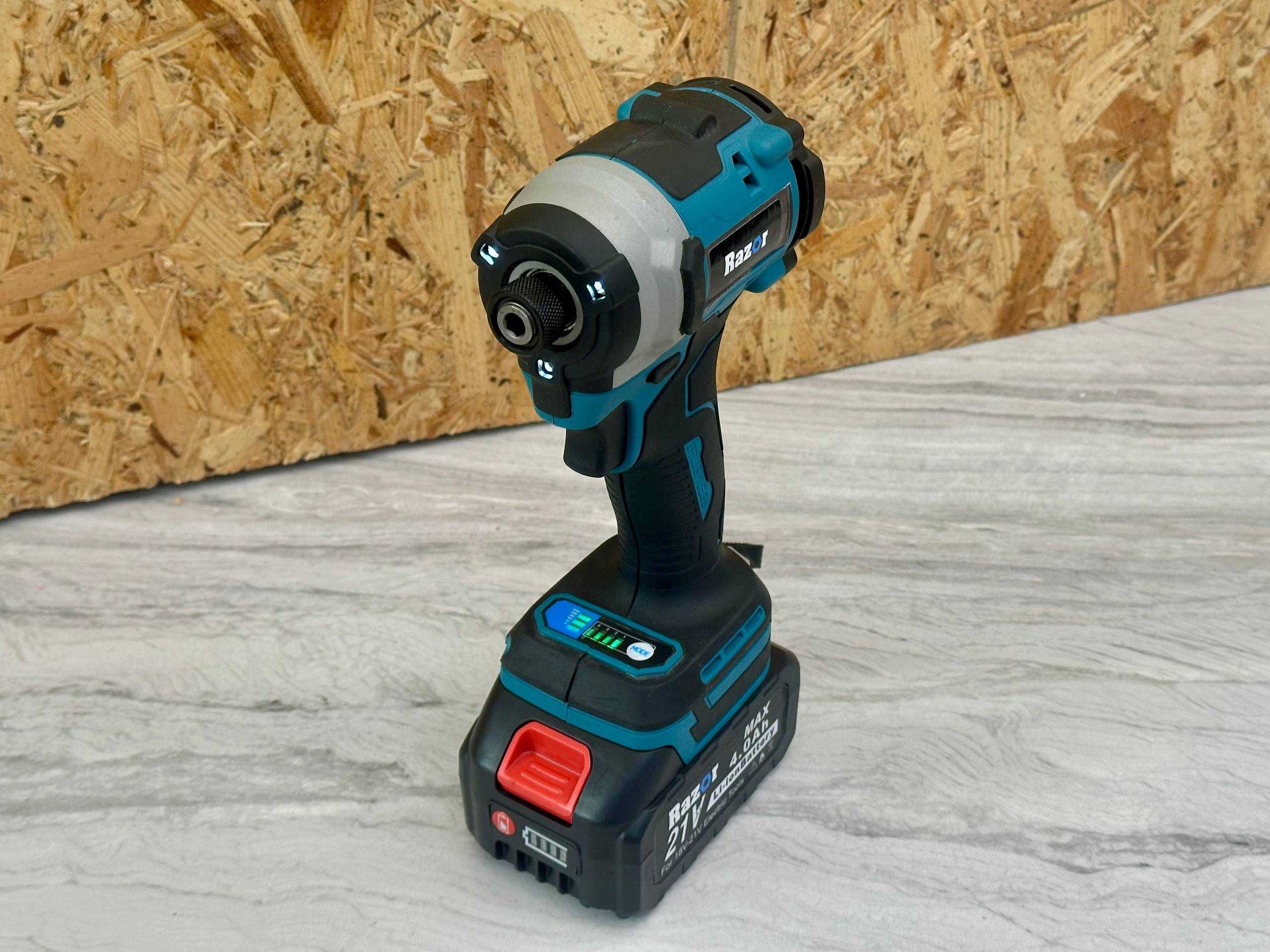 Ударний шуруповерт Razor 280 Нм + АКБ 4.0 Ah