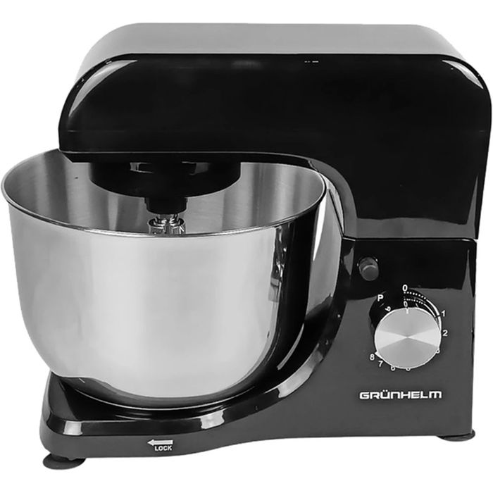 Кухонная машина Grunhelm GKM0019B 1300-1800 Вт 8 скоростей 4.5 л
Grunh