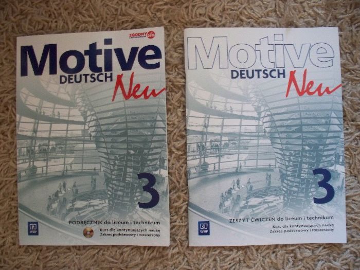 Motive Deutsch 3 podręcznik i zeszyt ćwiczeń NOWE