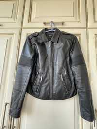 Брендовая,кожаная куртка Pepe Jeans ,размер С