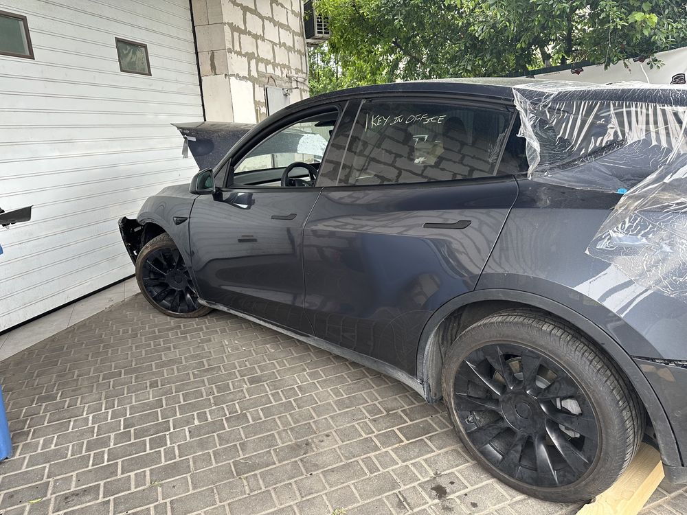 Tesla model Y 2021 разборка