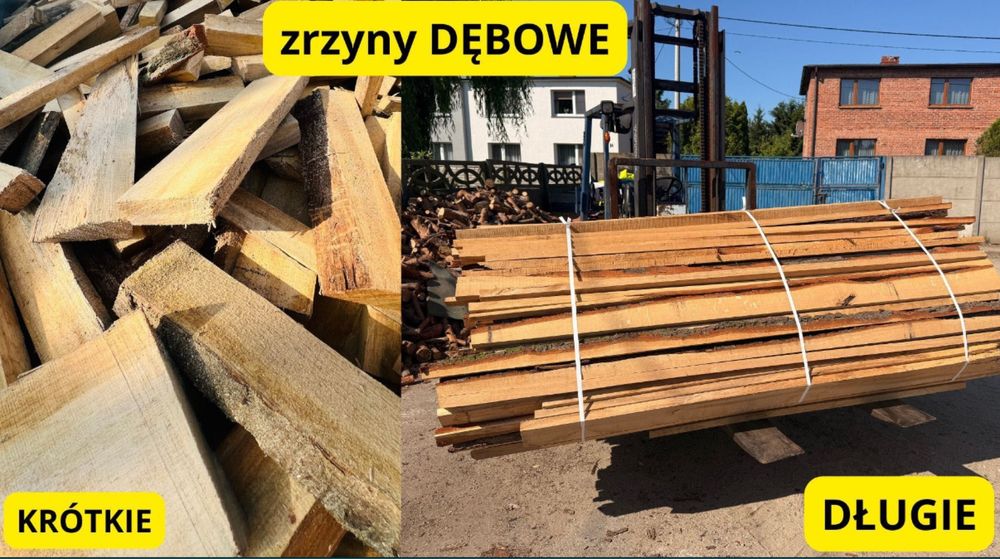 Drewno kominkowe opałowe SOSNA DĄB BRZOZA OLCHA dowóz GRATIS