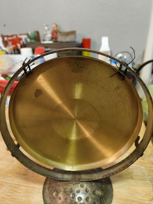 Stary gong  metalowy