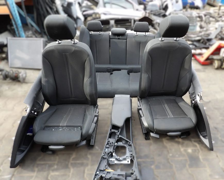 BMW - F30 - FOTELE , KANAPA , BOCZKI , TUNEL ŚRODKOWY - PO LIFT - M PAKIET - EUROPA - OGRZEWANE