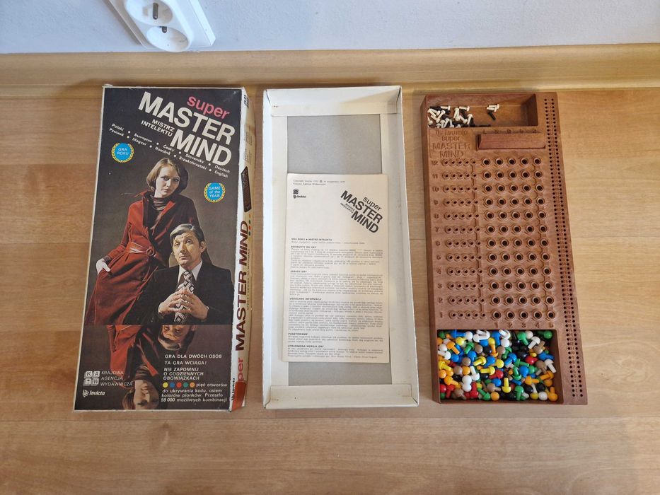 super Mastermind Gra kolekcjonerska PRL 1972r. Invicta KWA MASTER MIND