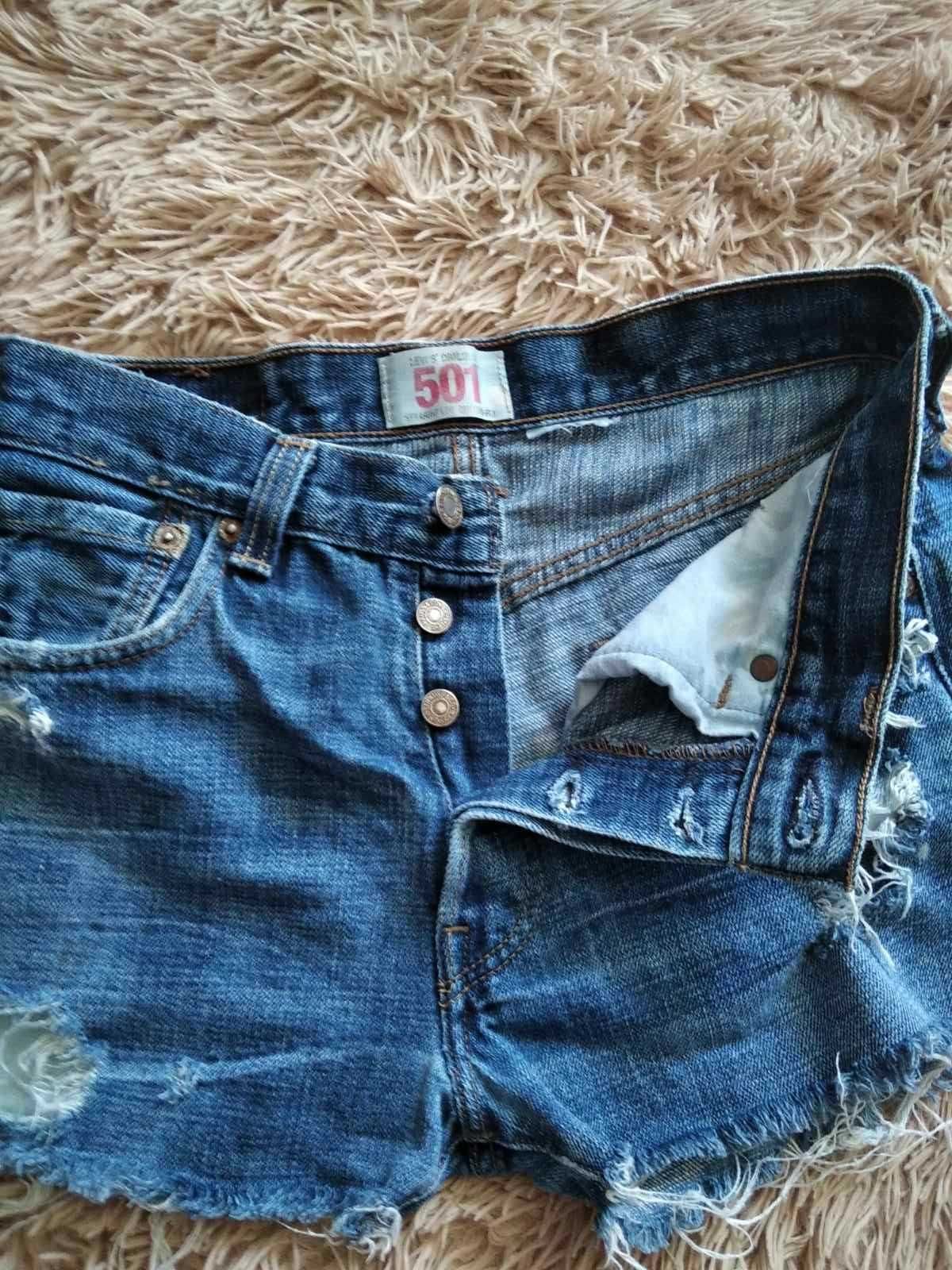 Шорты джинсовые  Levis original 501