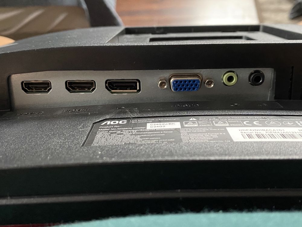 Monitor AOC - 166hz