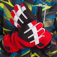 Лыжные детские перчатки Red 6-9 лет
