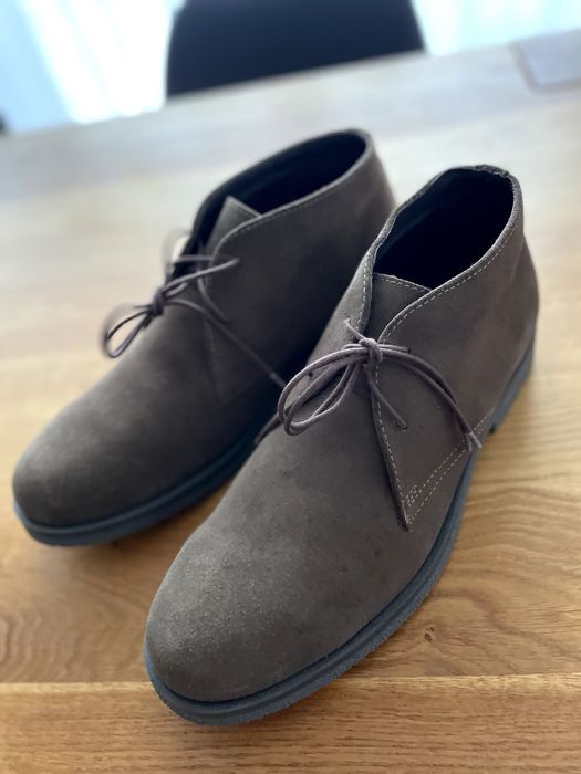 NOWE Buty męskie, trzewiki zamszowe ** GEOX**, rozm 43/44, piękne !!!