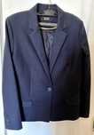 Blazer Azul Escuro Corporate Mango Tamanho 40 - Excelente Estado