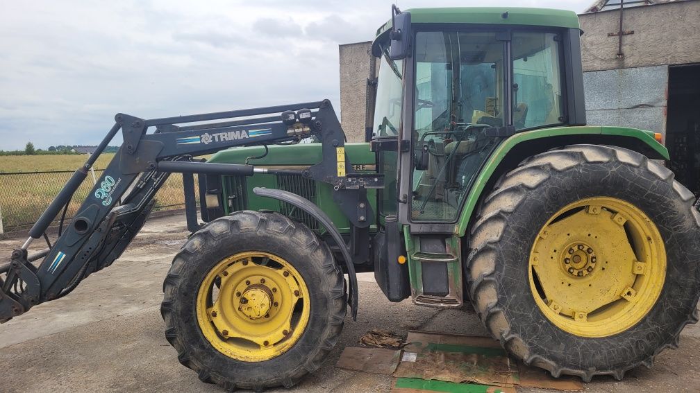 John deere 6400 tur trima. Po remoncie skrzyni