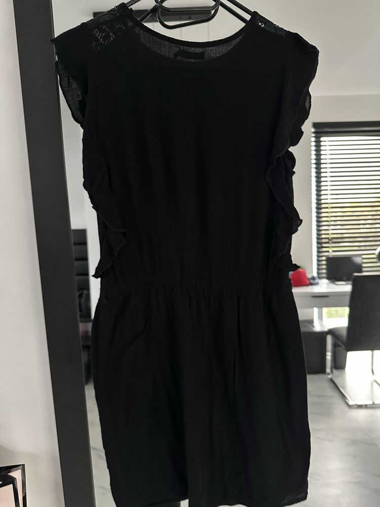 Sukienka czarna InExtenso r.36 koronka