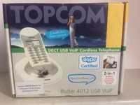 telefon bezprzewodowy Topcom Butler 4012USB VoIP