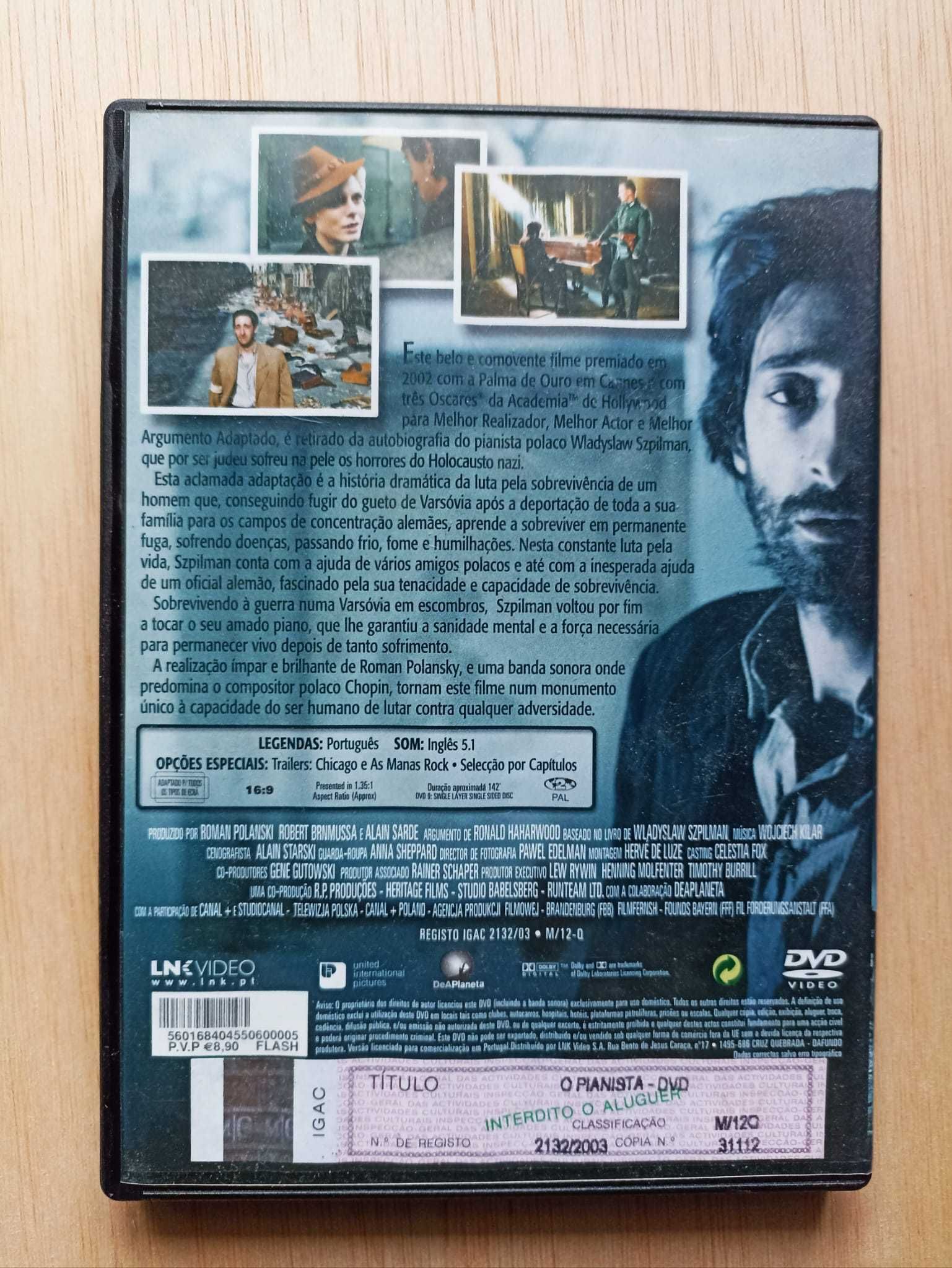 DVD O Pianista, de Roman Polansky