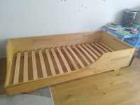 Piękne drewniane łóżko 180x80