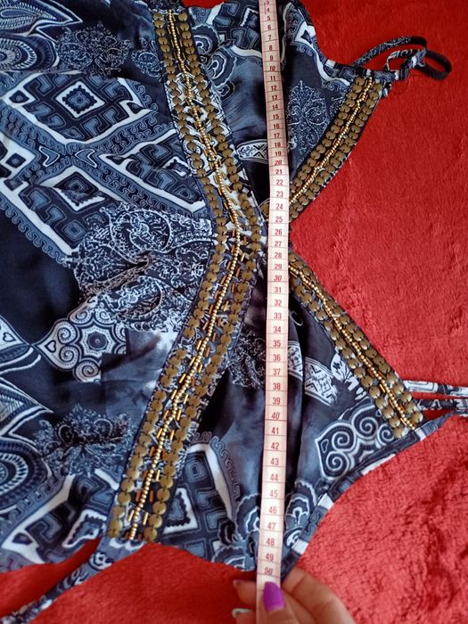 Sukienka letnia Stella, Maxi, na ramiączkach